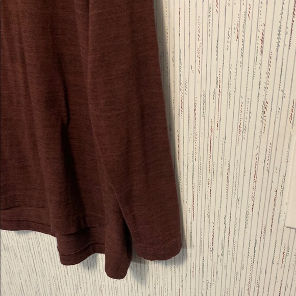 Athletic Works Men's XL T-shirt Long Sleeve Shirt Gray Dri works Maroon Color - Picture 3 of 7